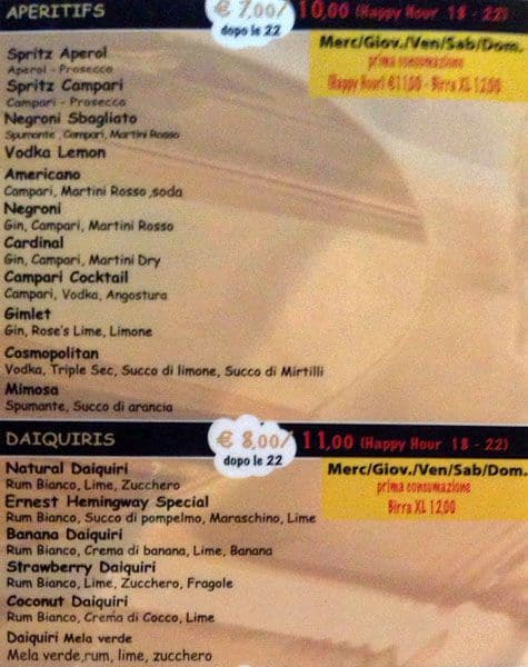 Menu di Ciu's 