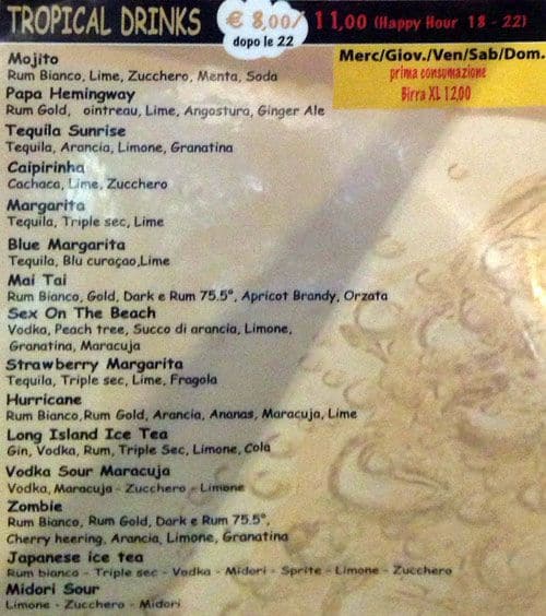 Menu di Ciu's 