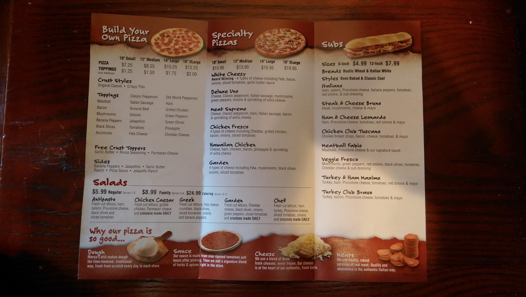 Printable Marcos Pizza Menu prntbl.concejomunicipaldechinu.gov.co