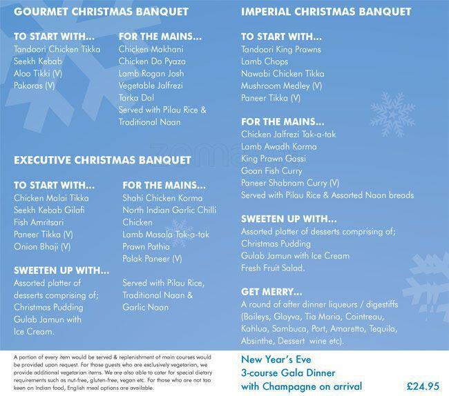 Blue Mango Menu, Menu for Blue Mango, City Centre, Birmingham Zomato UK