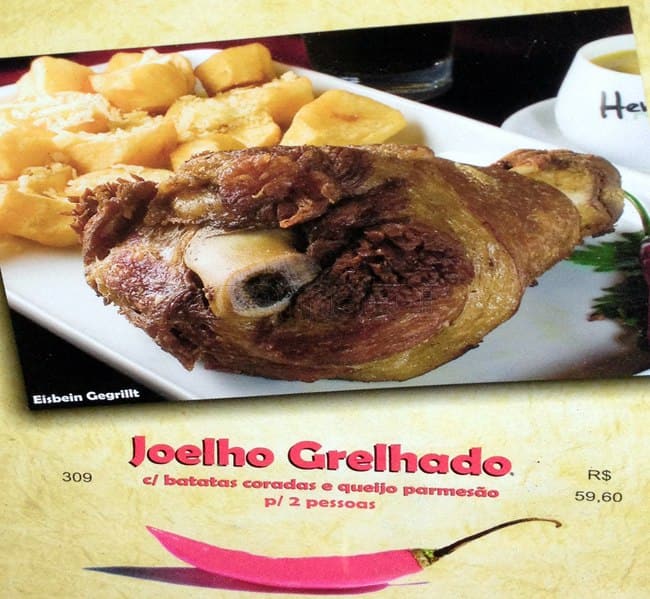 Adega do Pimenta cardápio