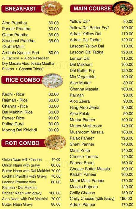 Dil Desi Menu, Menu for Dil Desi, Sector 32, Chandigarh - Zomato