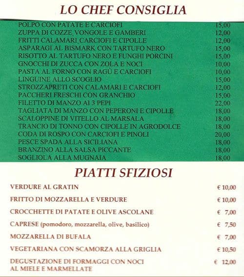 Menu di Ristorante Timebrek (BTM) 