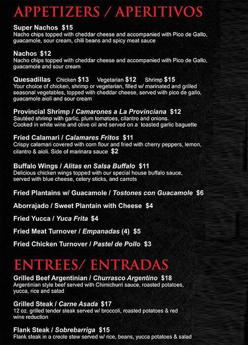El Paisa Restaurante Menu, Menu for El Paisa Restaurante, East Boston
