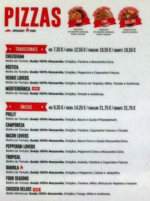 Pizza Hut Menu, Menu de Pizza Hut, Matosinhos Centro, Porto Zomato
