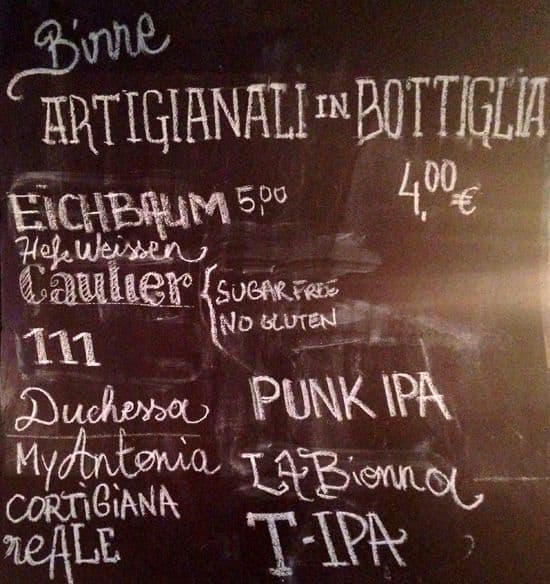 Menu di PonteTazio 1923 