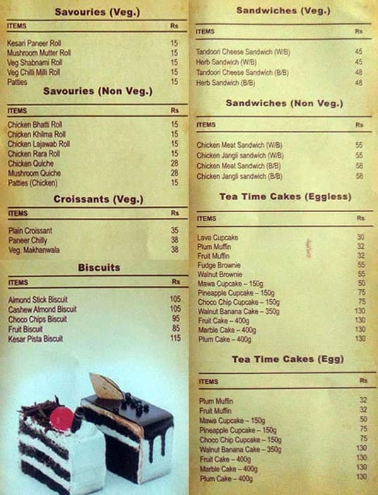 Menu at Ribbons & Balloons, Thane, Chikhladevi Rd.