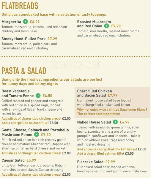 Menu at Queen Adelaide pub & bar, Ewell, 272 Kingston Rd