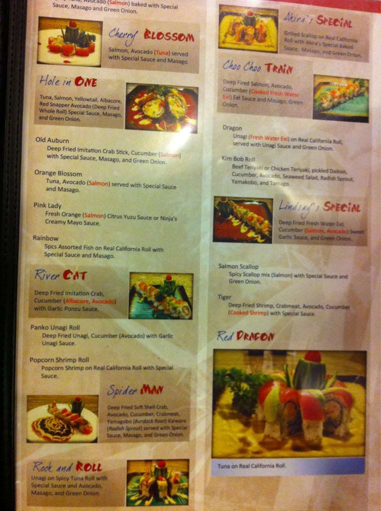 Ninja Sushi Yuma Menu Prices Restaurant Reviews