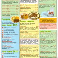 El Nopal Menu Menu For El Nopal Shelbyville Louisville El Nopal Menu Menu For El Nopal Shelbyville Louisville