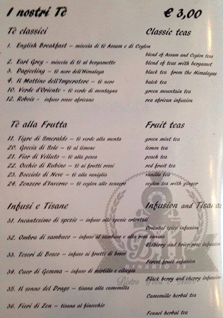 Menu di Binario 11 