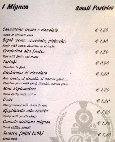 Menu di Binario 11 