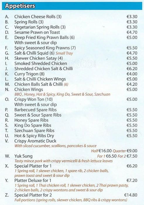 New Century Menu, Menu for New Century, Crumlin, Dublin - Zomato Ireland