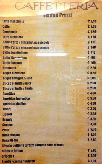 Menu di Bread and Coffee 