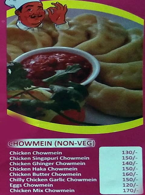 Giri Momos Centre menu