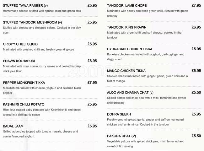 Khushi's Menu, Menu for Khushi's, Broughton, Edinburgh - Zomato UK