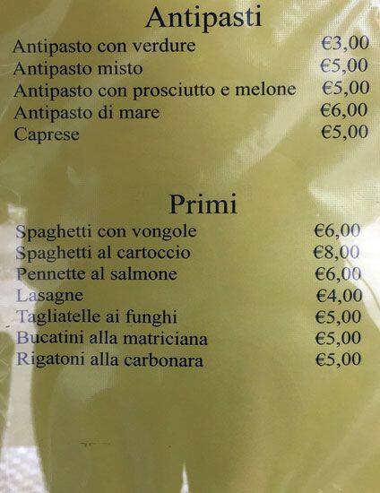 Menu di Liberamensa 