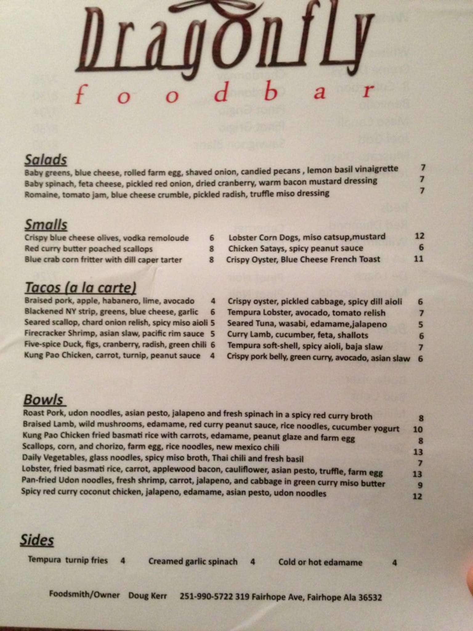 cobalt menu gulf shores