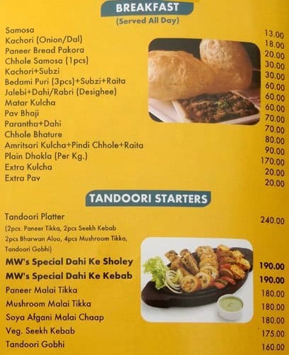 Mithaiwala Menu, Menu for Mithaiwala, Sector 57, Gurgaon - Zomato