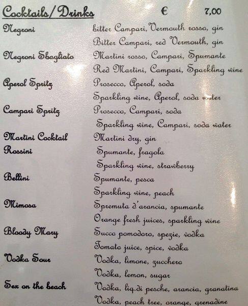 Menu di Central Cafe 