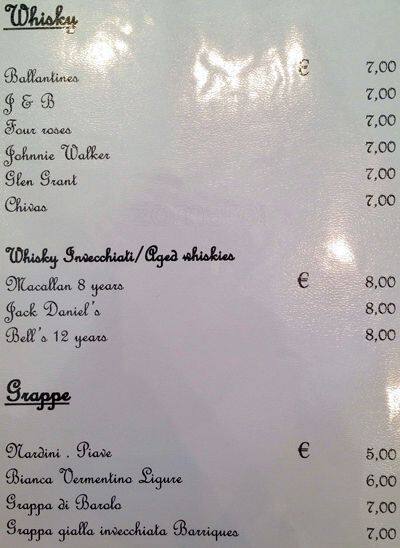 Menu di Central Cafe 