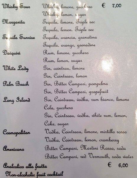 Menu di Central Cafe 
