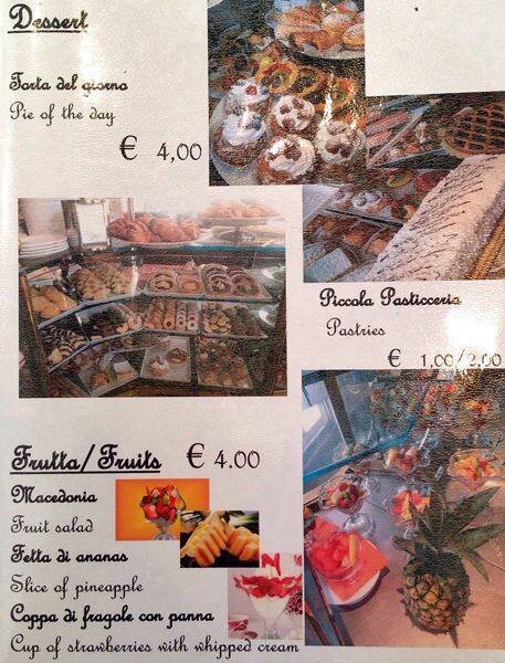 Menu di Central Cafe 