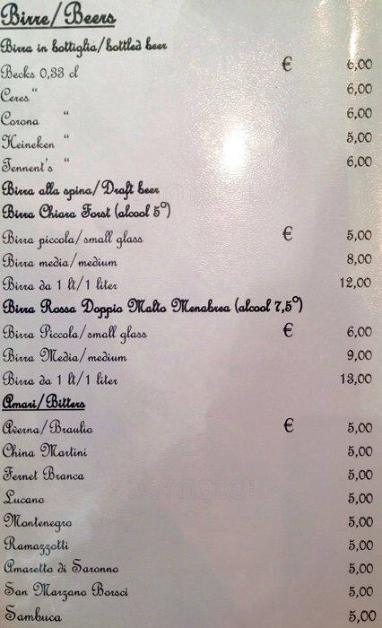 Menu di Central Cafe 