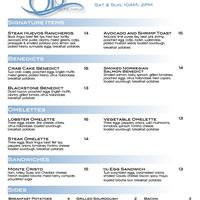 Blu On The Avenue Menu Menu For Blu On The Avenue Winter Park