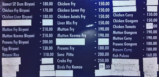 Kamat Restaurant Menu, Menu for Kamat Restaurant, MVP Colony, Vizag ...