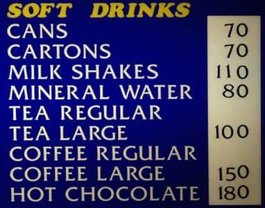 Quality Fish Bar menu