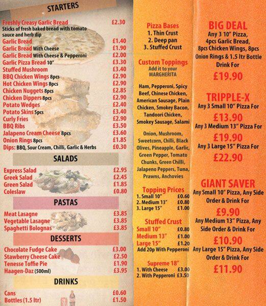Xfc menu