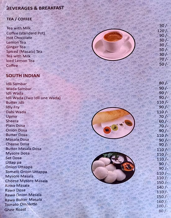 Salt & Pepper is closed temporary menu