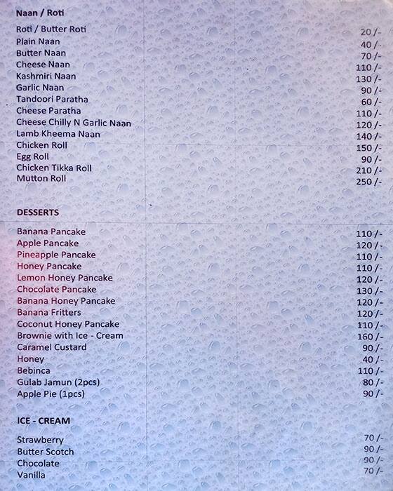 Salt & Pepper is closed temporary menu