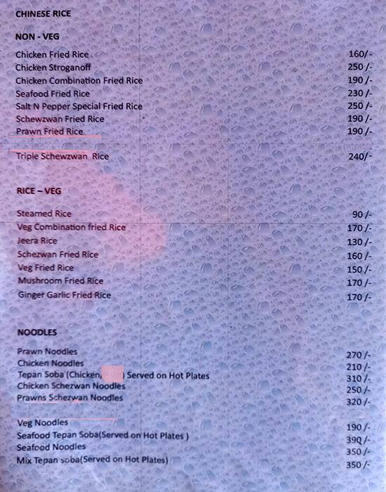 Salt & Pepper is closed temporary menu