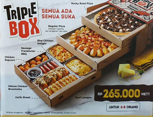 Menu at Pizza Hut Restaurant, Tangerang, Jl. Jenderal Sudirman