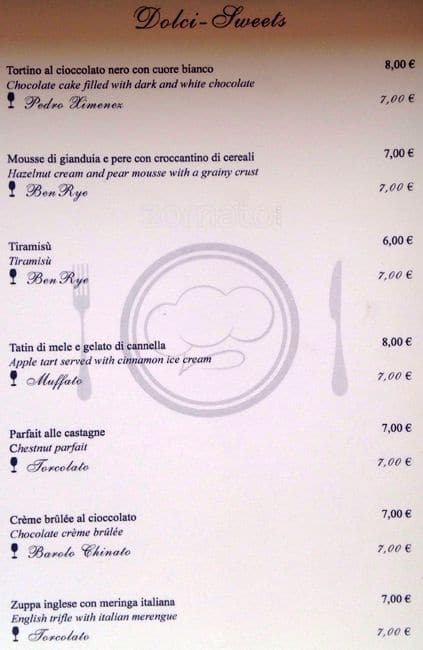 Menu di Osteria Via Mantova 