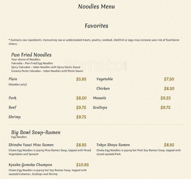 Ru Sans Menu Menu For Ru Sans Dilworth Charlotte