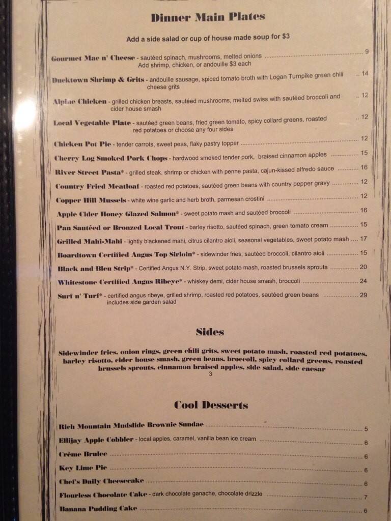 Carta de Cider Ridge