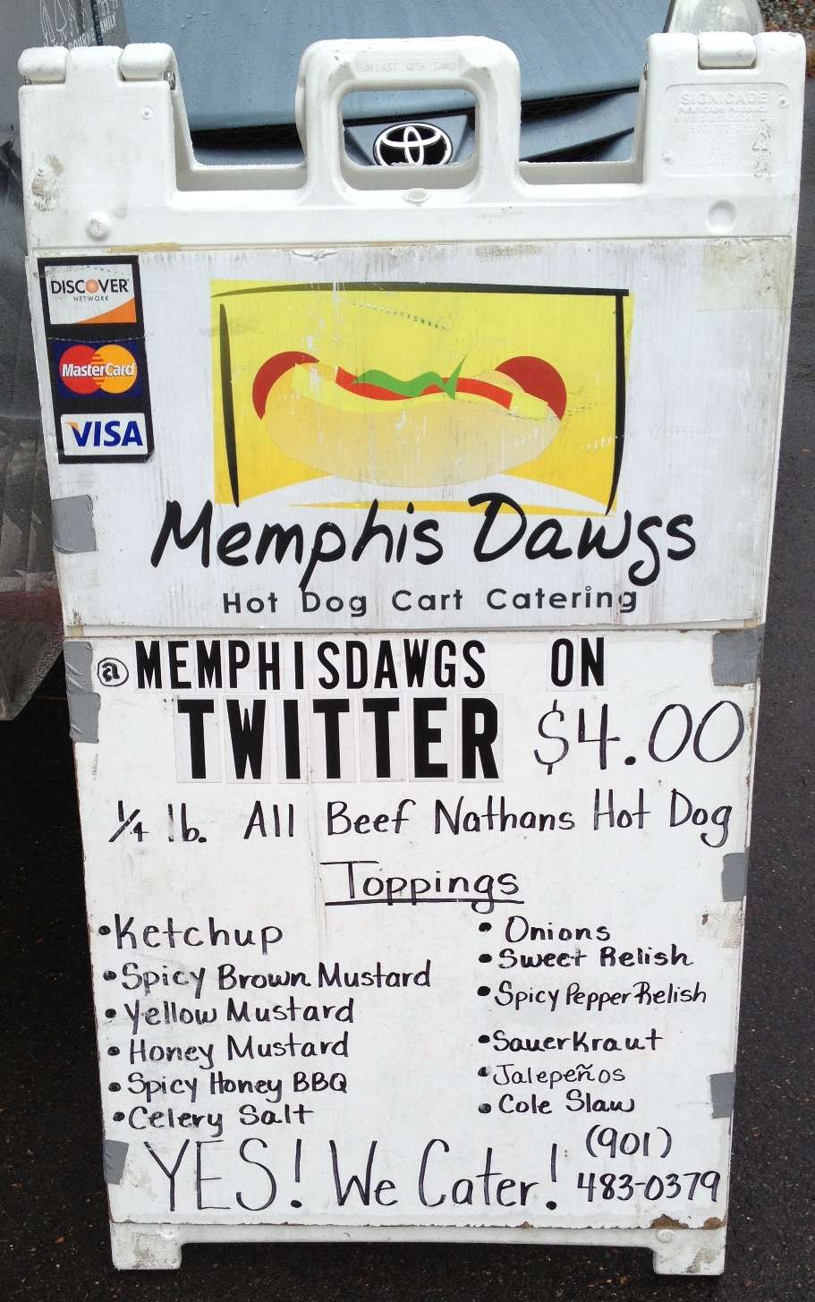 Memphis Dawgs Menu, Menu for Memphis Dawgs, Downtown, Memphis