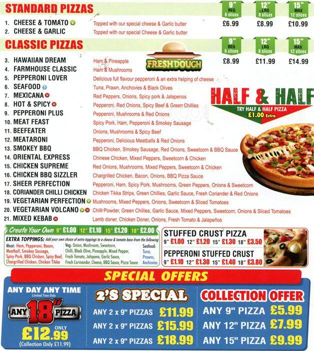 Mill End Best Kebab & Pizza Menu Zomato UK