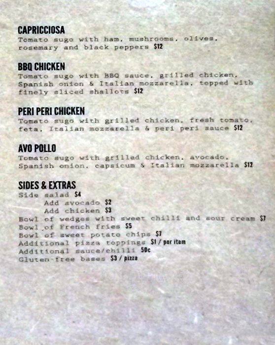 Café Bytes menu
