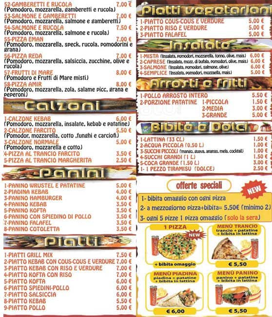 Menu di Amir 