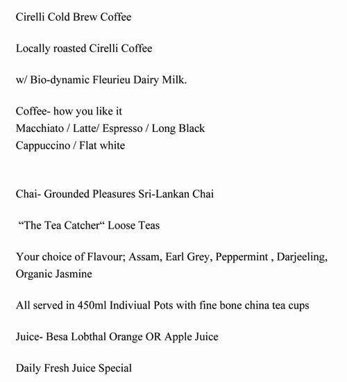 Entropy menu