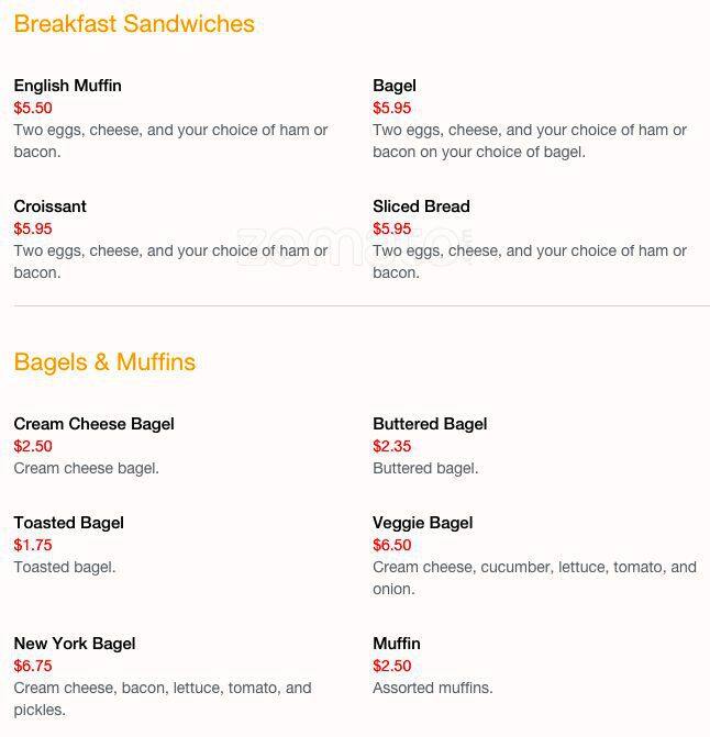 Pebbles Deli Cafe Menu, Menu for Pebbles Deli Cafe, Cupertino