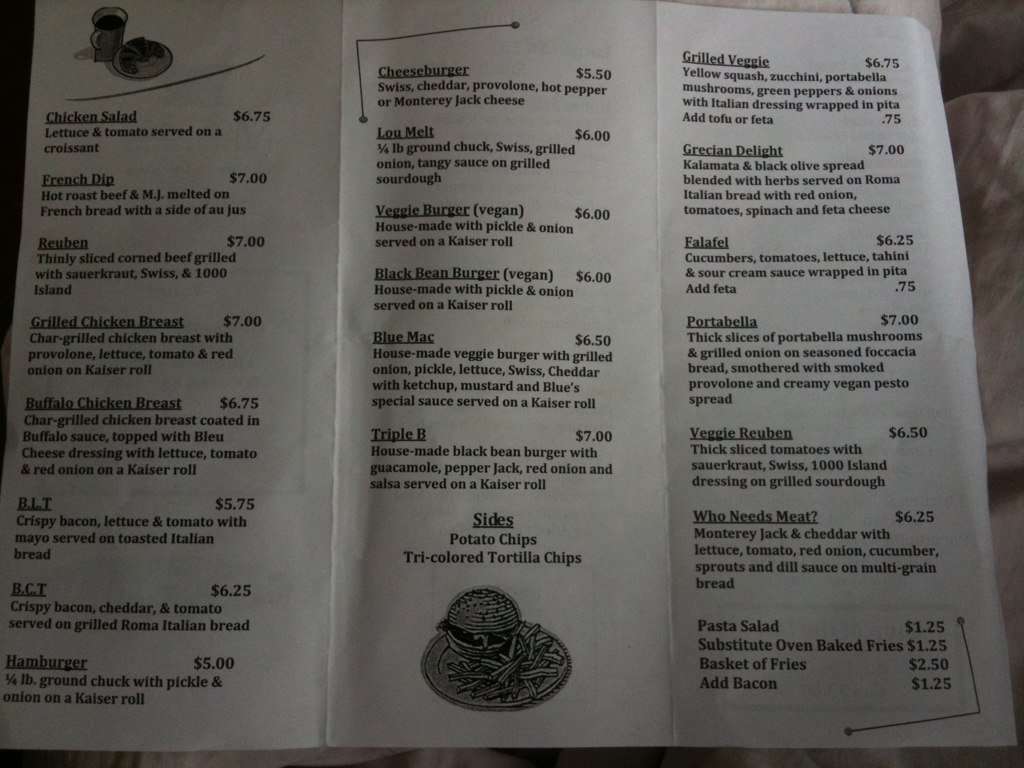 Mokabe's Coffeehouse Menu Urbanspoon/Zomato