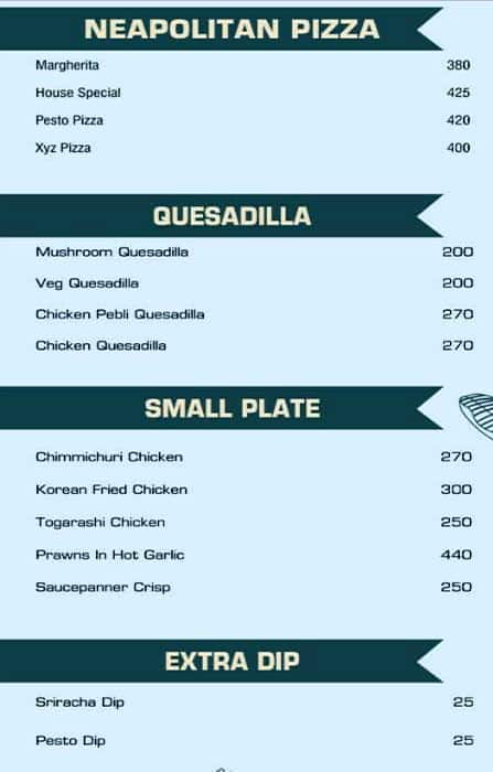 Cafe continental christmas menu