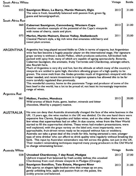 Menu at Brass Monkey Shore pub & bar, Edinburgh, 44 Queen Charlotte St