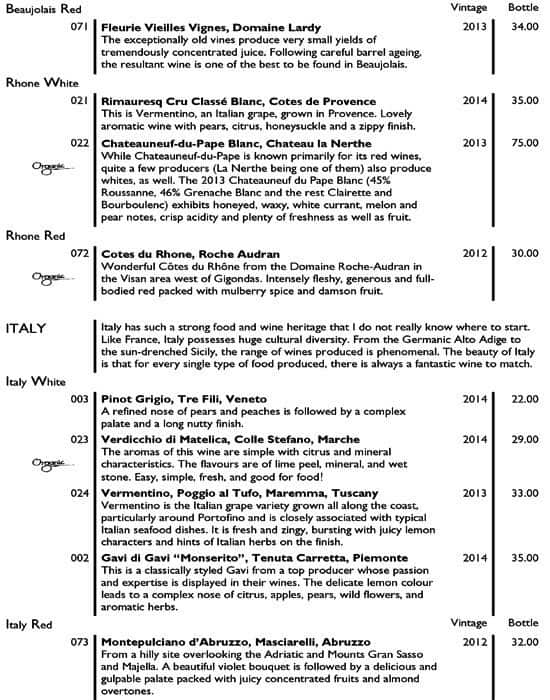 Menu at Brass Monkey Shore pub & bar, Edinburgh, 44 Queen Charlotte St