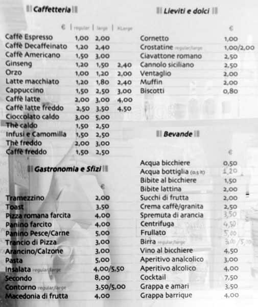 Menu di The Taste Gelato 